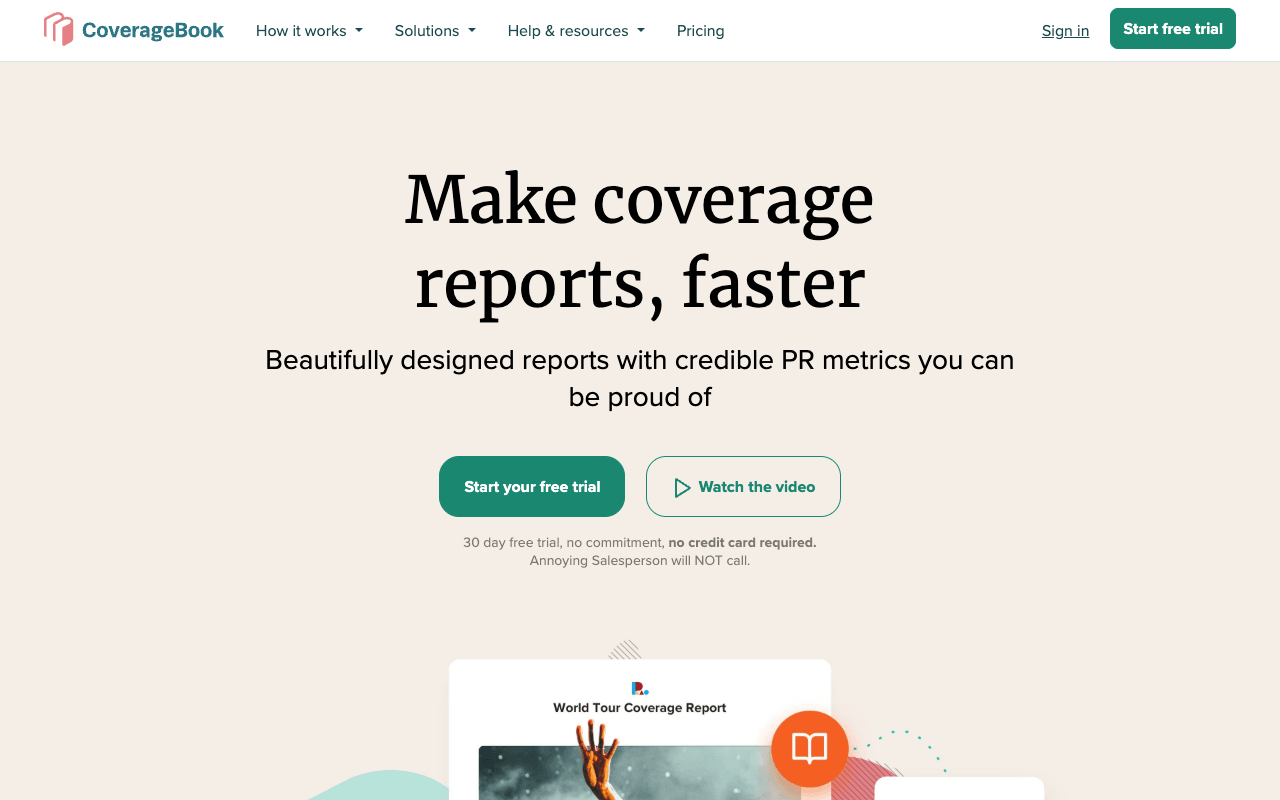 CoverageBook interface