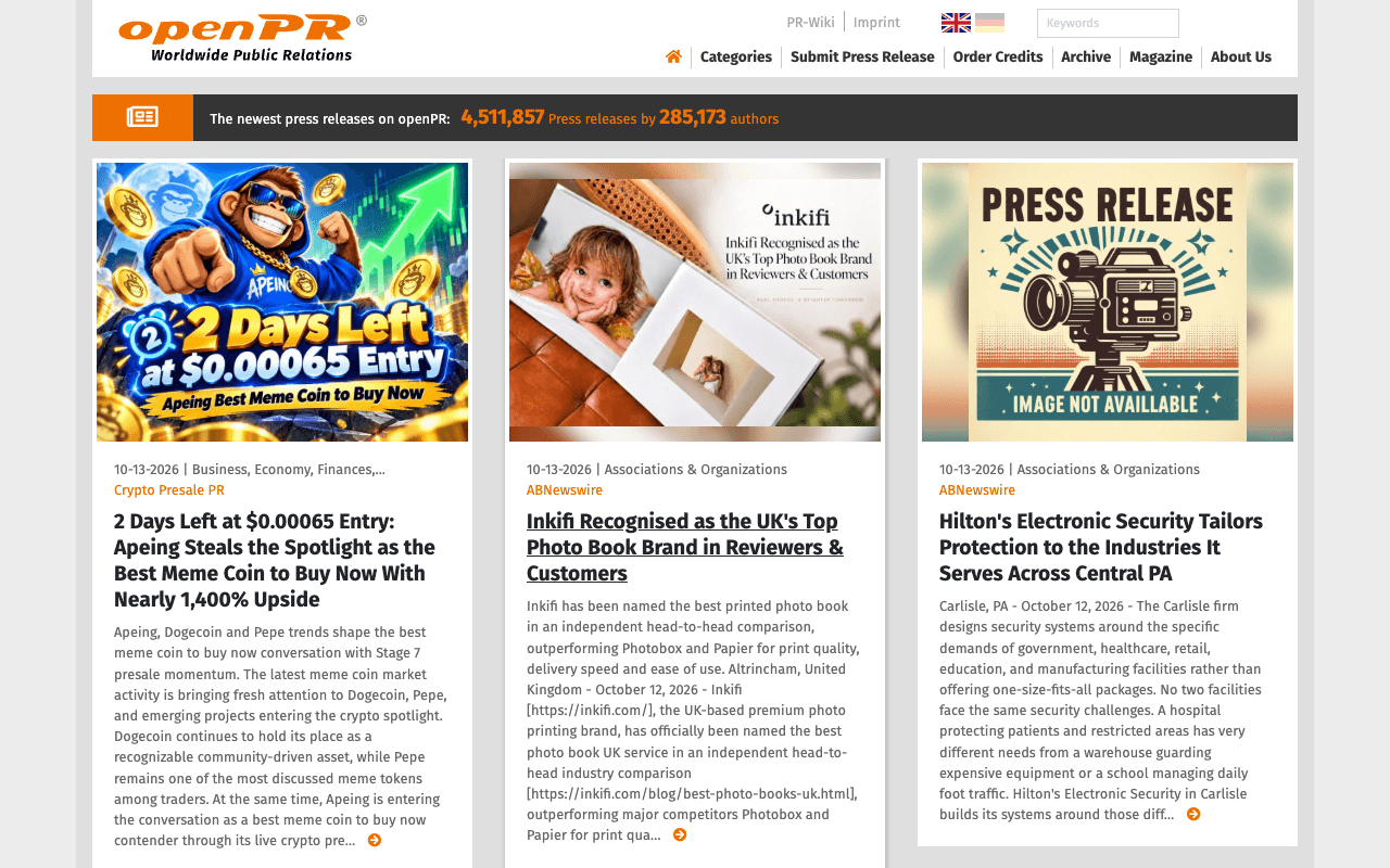 openPR interface