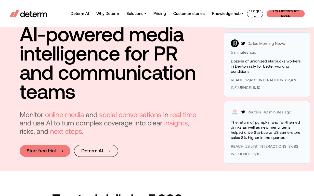 Determ interface