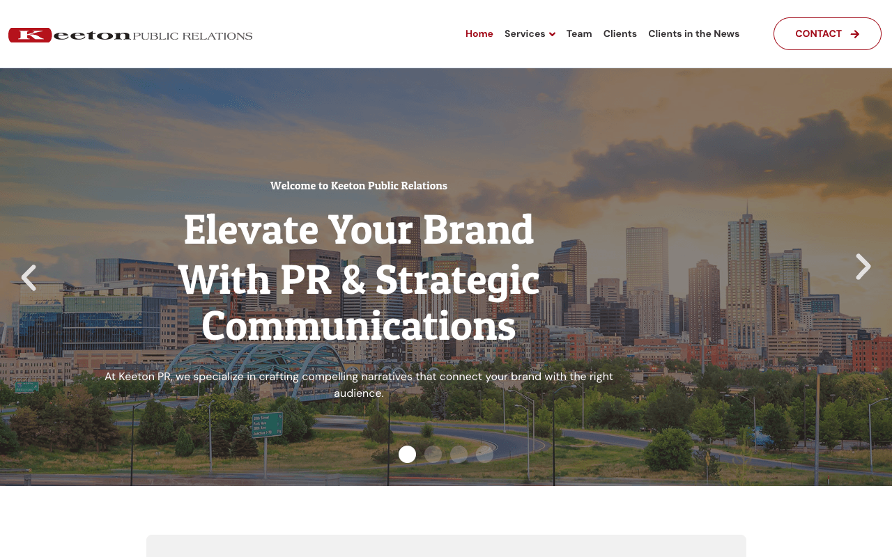 Keeton PR interface
