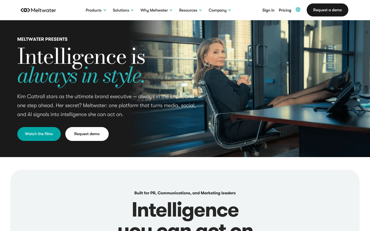 Meltwater interface
