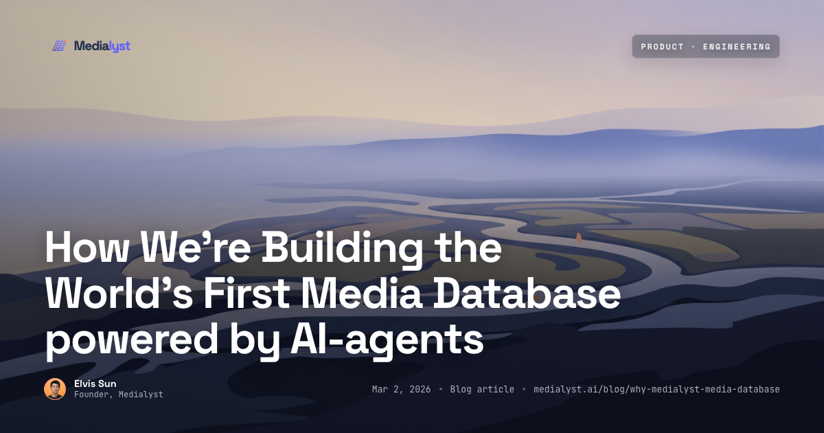 How We're Building the World's First Media Database powered by AI ...